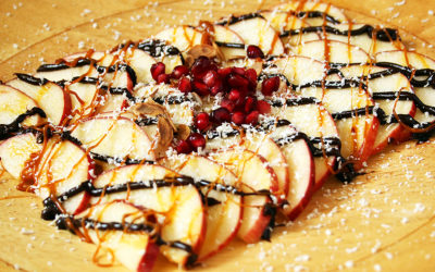 Apple Caramel Nachos