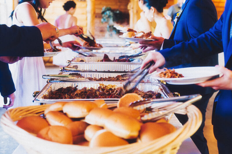 Wedding Buffet - All Seasons Orchard Wedding Venue