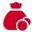 Pick Apple Bag with Coins